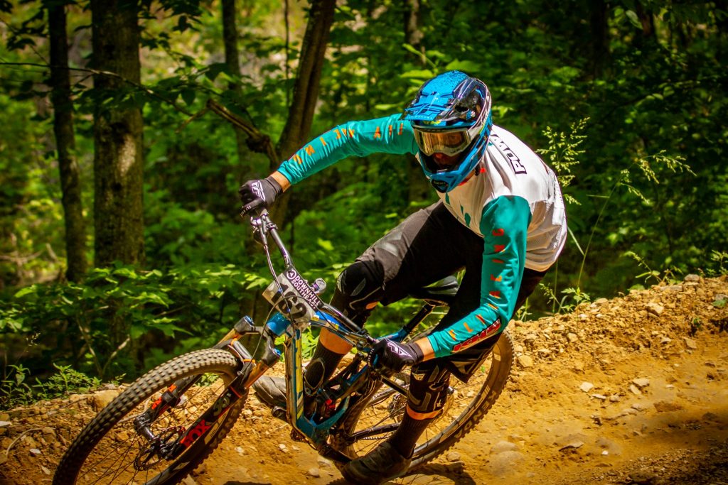 Seamus Powell was hot and ready to race.
