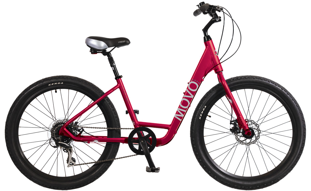 2022 KHS Bicycles Movo 1.0 Step-Thru in Metallic Red