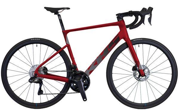 2024 KHS Bicycles Flite 750 bicycle in Metallic Red