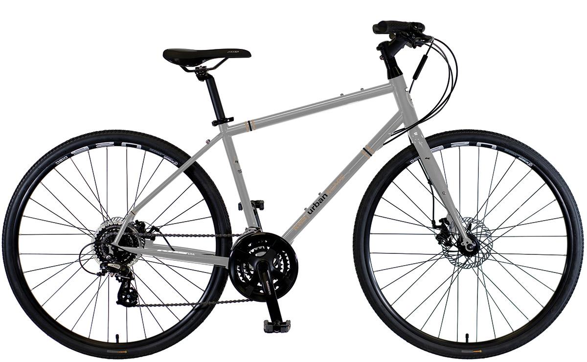 2024 KHS Bicycles Urban Xcape Disc in Matte Light Gray