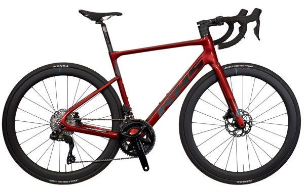 2024 KHS Bicycles Flite 750 bicycle in Metallic Red